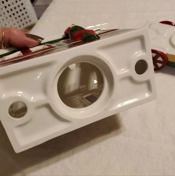 Villeroy & Boch Christmas Train North Pole Express 2 Piece Train Tea Light - Picture 5 of 9